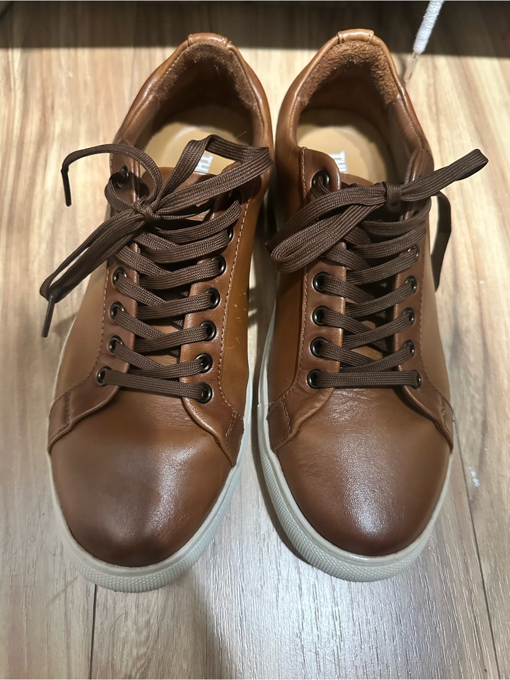 Women’s Thursday Low-Top Casual leather Sneakers in Brown 8.5 - Picture 3 of 7